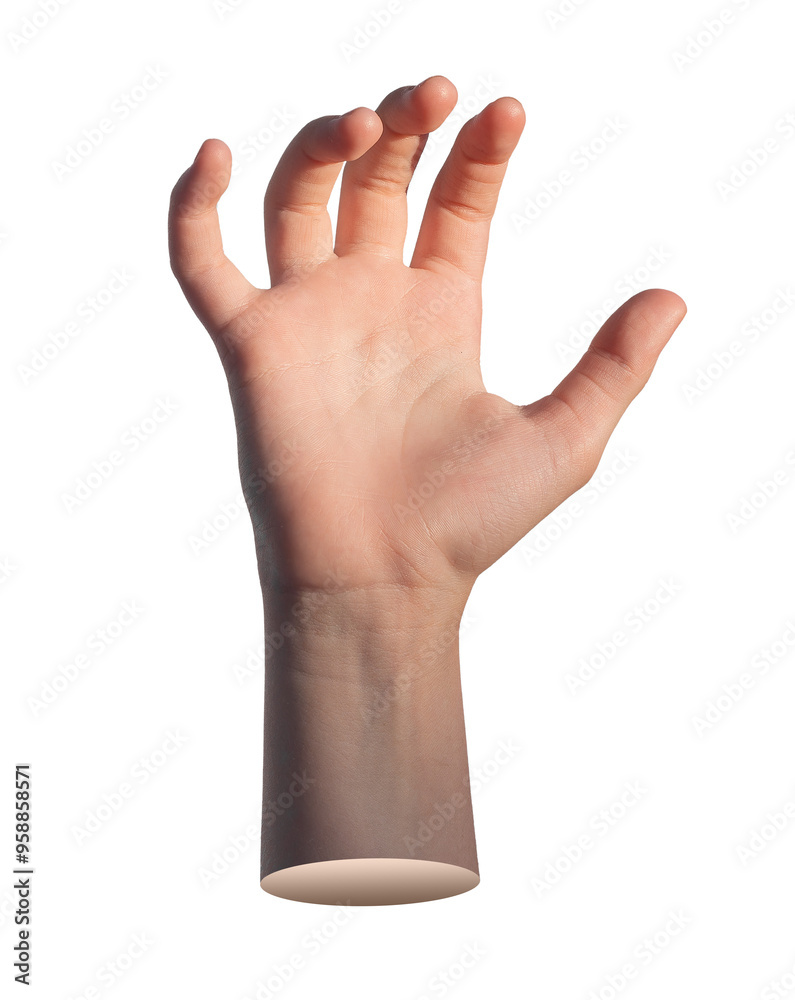 Catching, grabbing, hand gesture, sign isolated on white background. Catching, grabbing, hand gesture, sign isolated on white background.