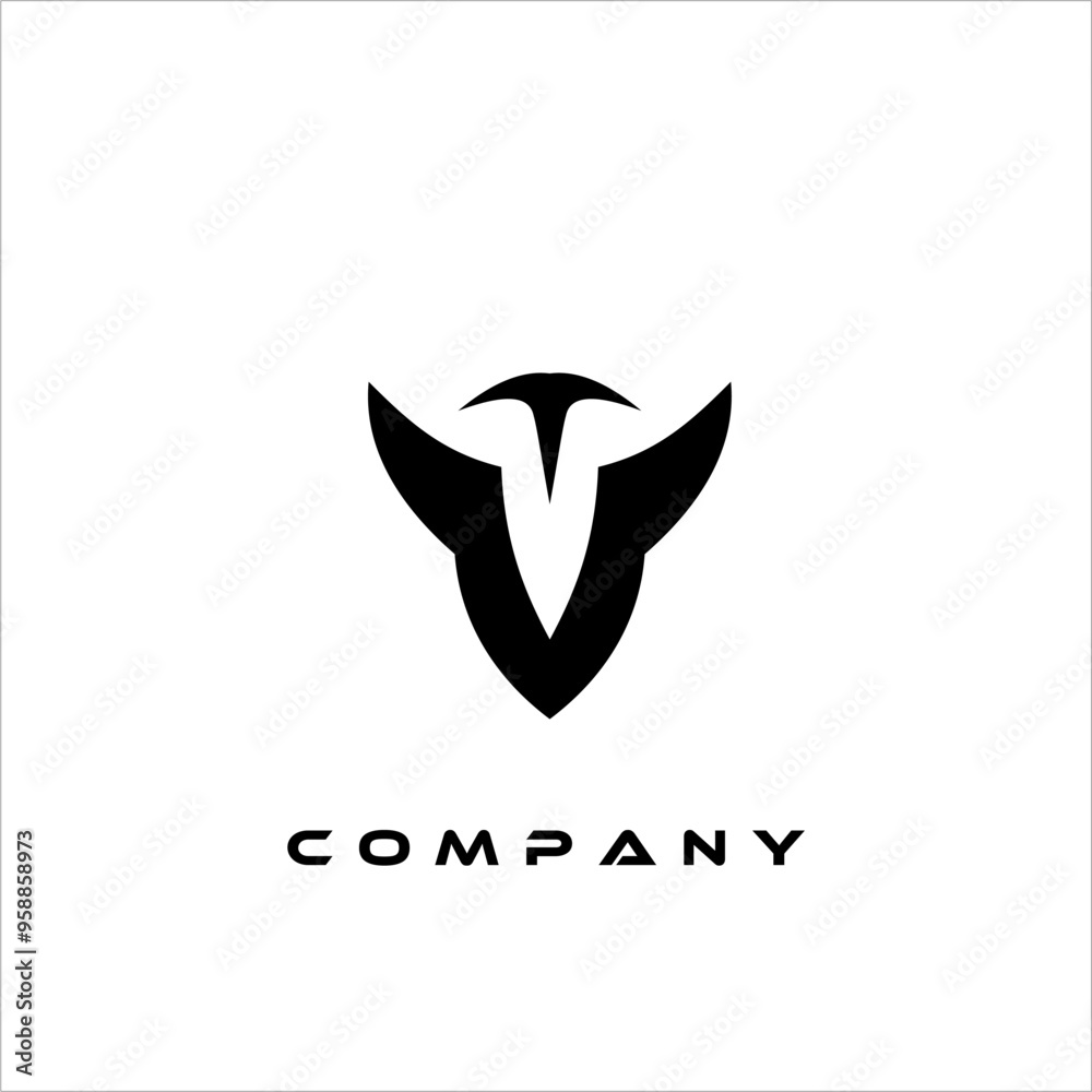 Elegant and minimalist abstract logo design Elegant and minimalist abstract logo design
