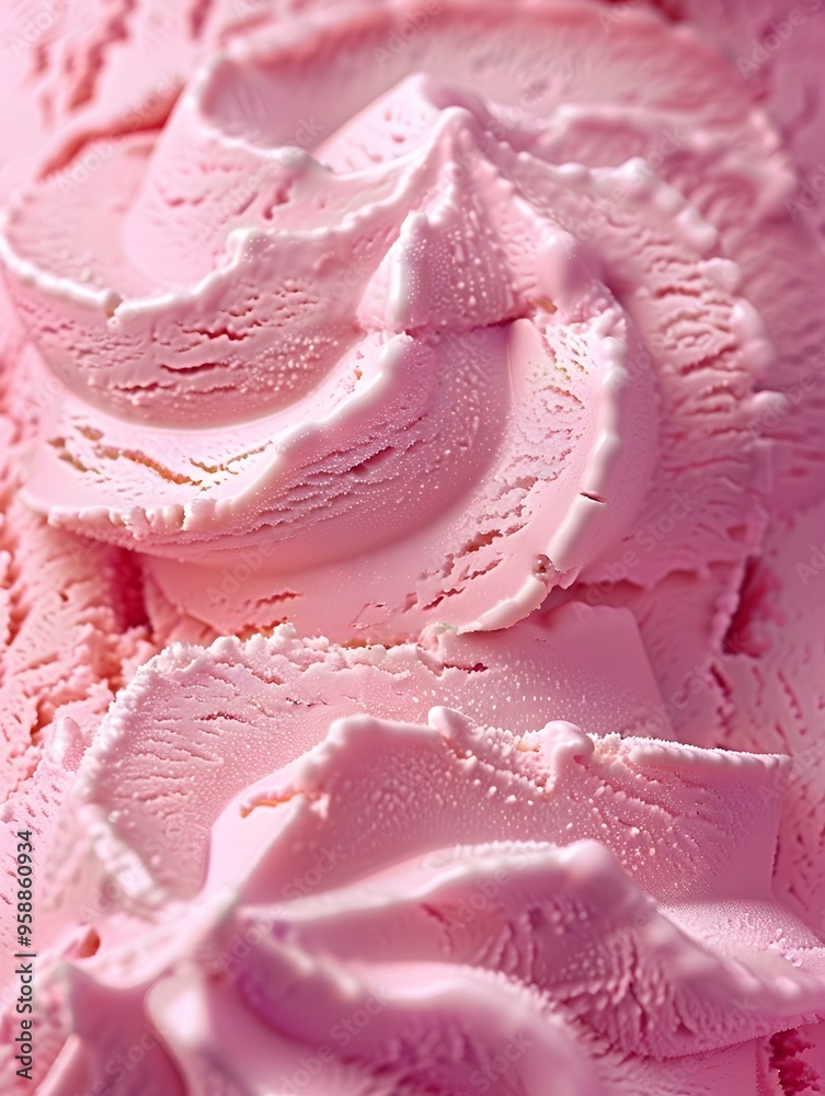 custom made wallpaper toronto digitalCloseup of Pink Ice Cream Scoop Texture