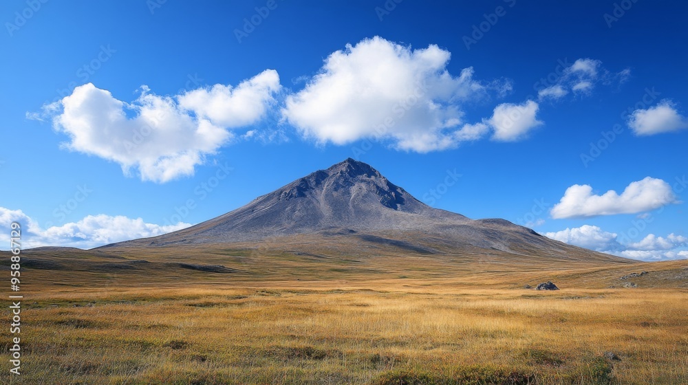 Mountain Under Blue Sky Mountain Under Blue Sky