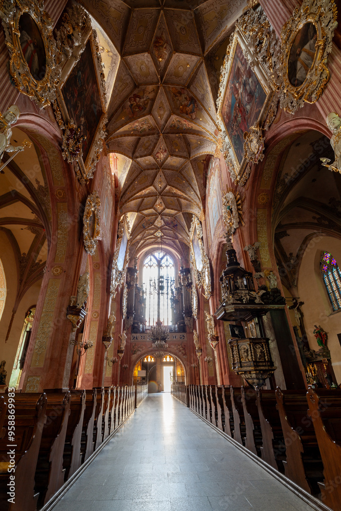 Fototapeta premium Interior of the Cathedral in Świdnica, Poland