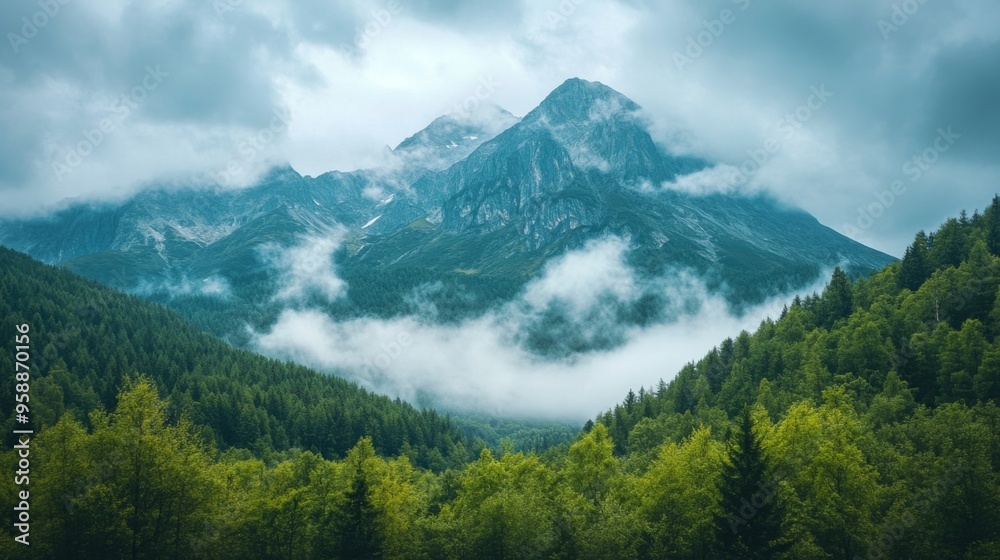 Fototapeta premium Breathtaking Mountain Landscape