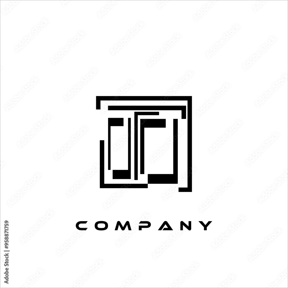 Elegant and minimalist abstract logo design Elegant and minimalist abstract logo design