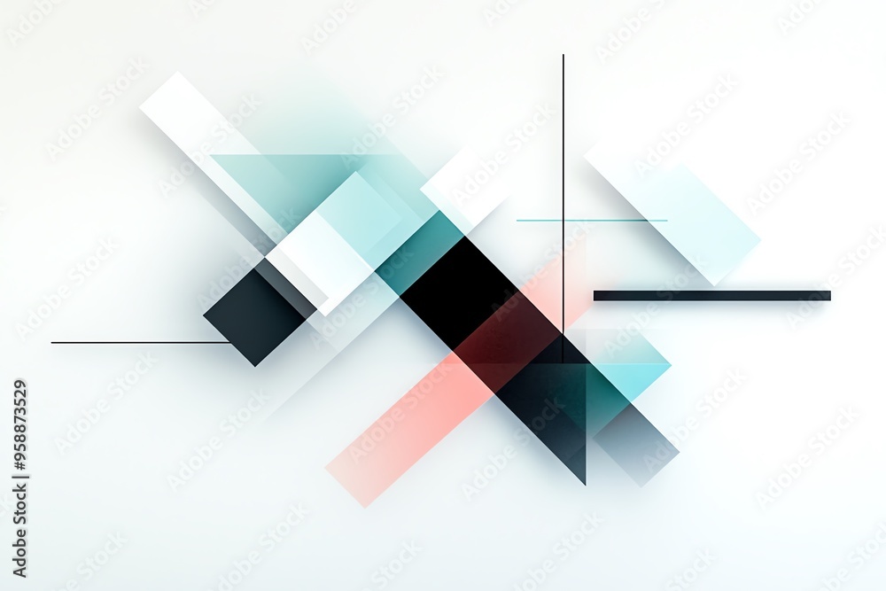 Abstract geometric shapes in soft colors create a modern art piece, perfect for backgrounds and contemporary design projects. Abstract geometric shapes in soft colors create a modern art piece, perfect for backgrounds and contemporary design projects.