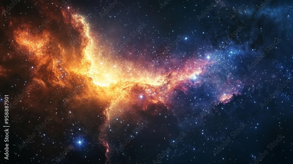 Stunning Image of a Cosmic Nebula in Deep Space Stunning Image of a Cosmic Nebula in Deep Space