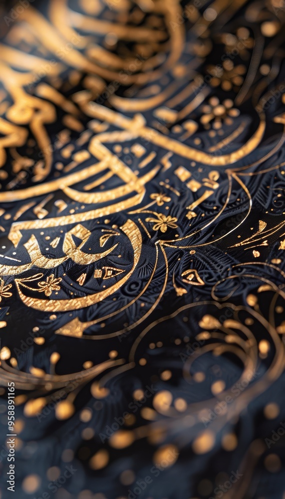 Luxurious Golden and Black Award Certificate Design with Intricate Calligraphy for Prestigious Events Luxurious Golden and Black Award Certificate Design with Intricate Calligraphy for Prestigious Events