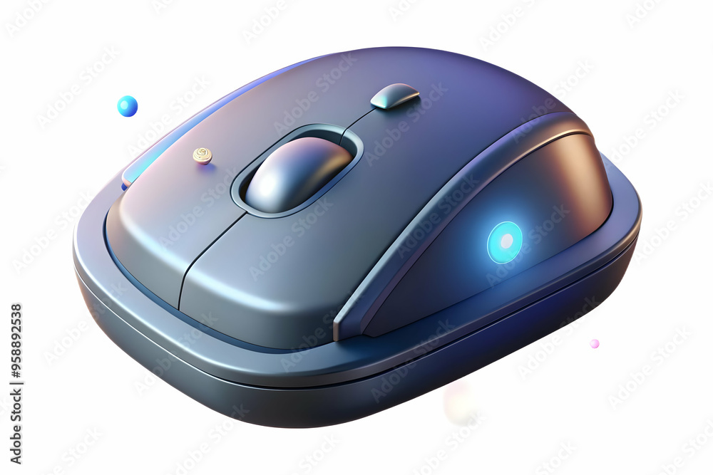 Modern Flat Vector Illustration of Gaming Mouse with Holographic Sensitivity Settings Floating Concept on White Surface - Smart Business Tone Modern Flat Vector Illustration of Gaming Mouse with Holographic Sensitivity Settings Floating Concept on White Surface - Smart Business Tone