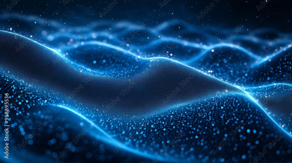 Abstract Digital Wave Form Abstract Digital Wave Form