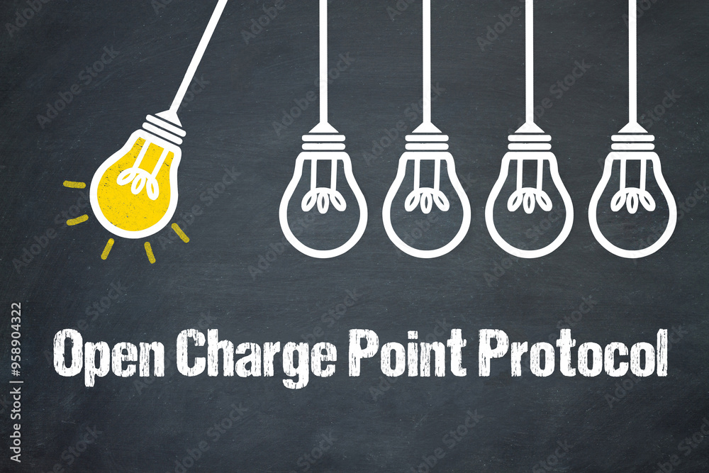 Fototapeta premium Open Charge Point Protocol 