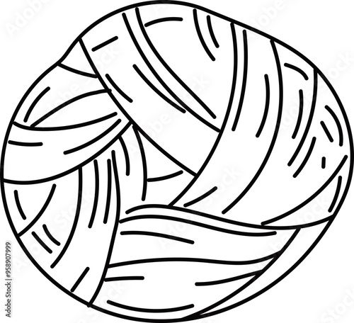Hand drawn challer illustration on transparent background.
