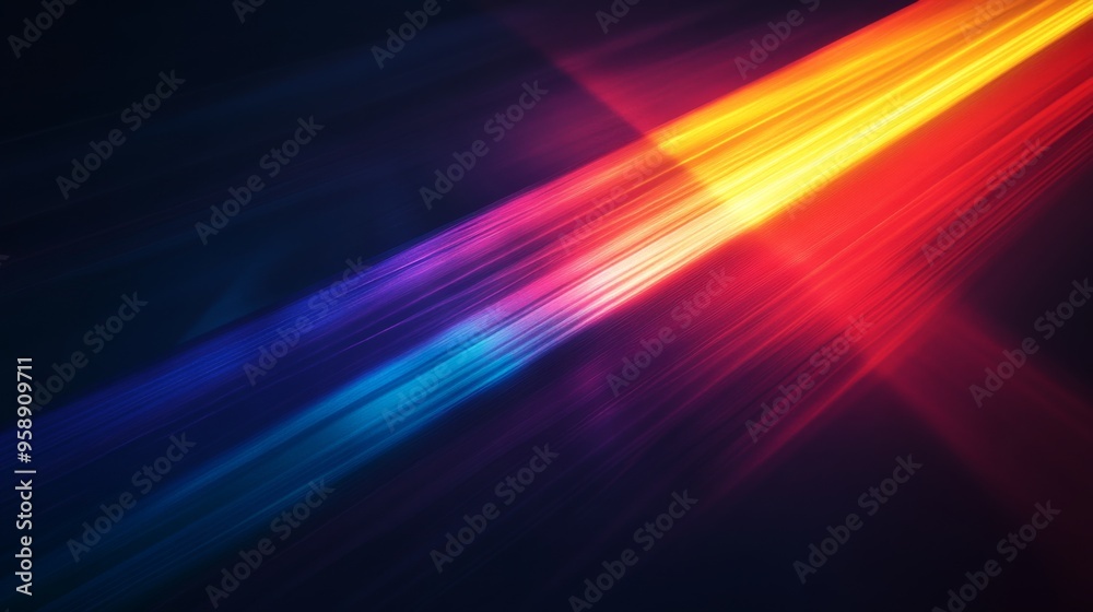 Abstract Light Streaks Background