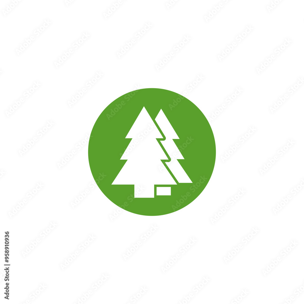 Christmas tree icon isolated on white background from Christmas collection. Christmas tree icon isolated on white background from Christmas collection.