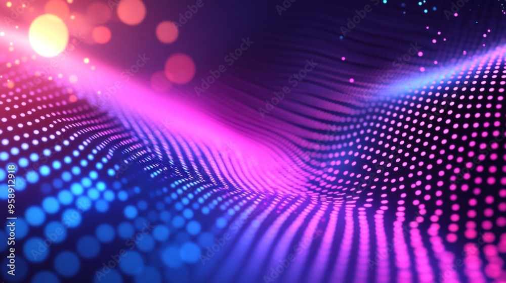 Abstract Digital Wave Background Abstract Digital Wave Background