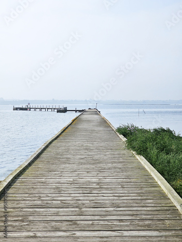Wallpaper Mural The beautiful little ferry pier at Alrø in Denmark Torontodigital.ca