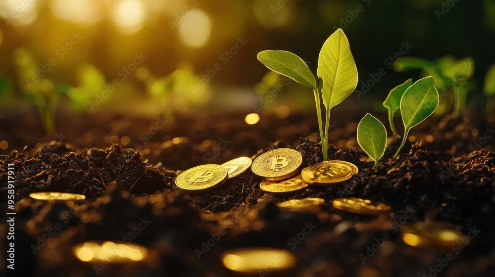 Cryptocurrency Growth in Soil Cryptocurrency Growth in Soil