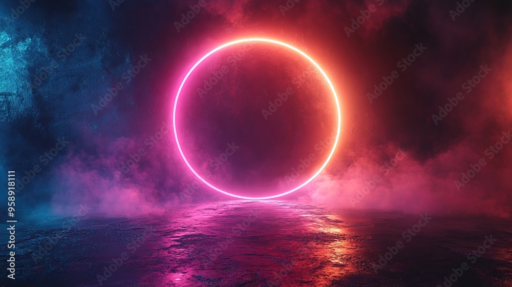 neon linear number zero an colorful clou glowing with pink blue neon light abstract fantasy background neon linear number zero an colorful clou glowing with pink blue neon light abstract fantasy background