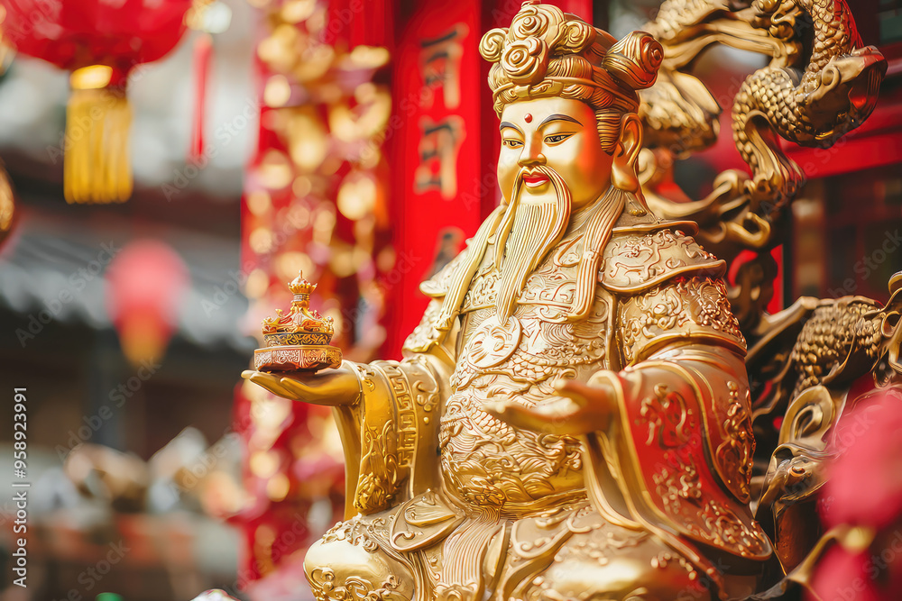 The Golden God of Prosperity: A Symbol of Wealth and Good Fortune in Chinese Culture