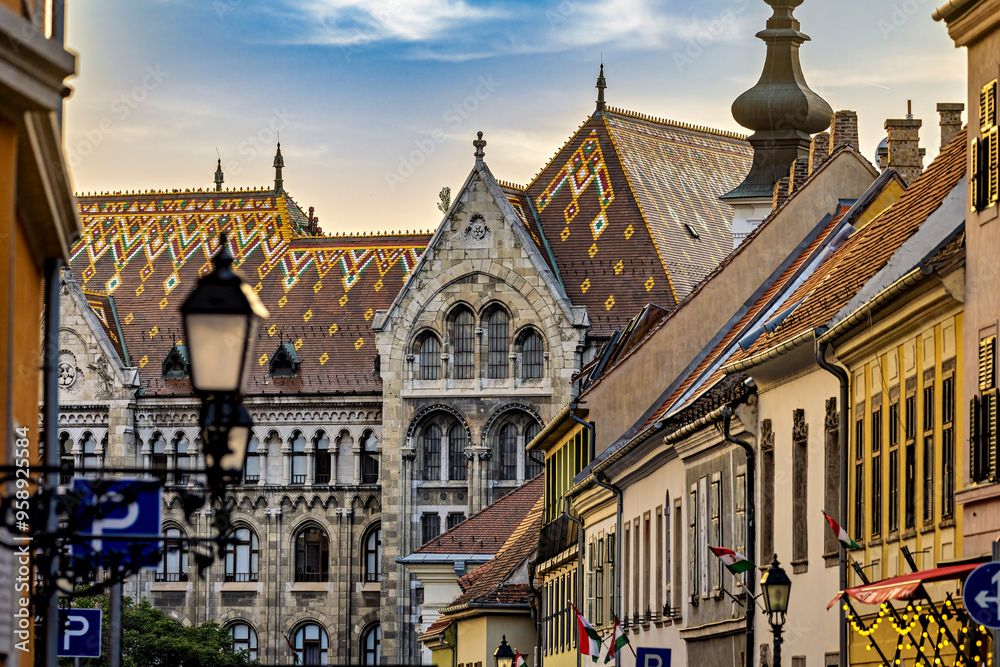 Obraz premium The Castle Area of Budapest