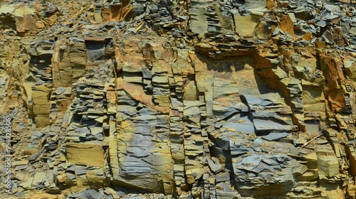 vegetation on the rocks