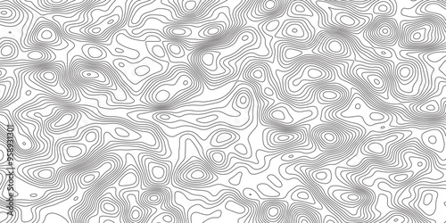 Map in Contour Line Light topographic topo contour map contour. Natural printing illustrations of maps Abstract Geometric background.