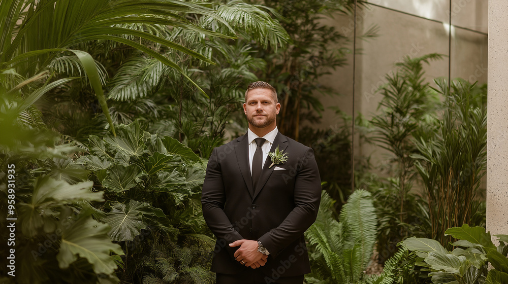 Elegant Wedding Suit With groom Elegant Wedding Suit With groom