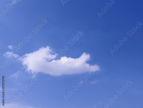 Beautiful blue sky and clouds for background 