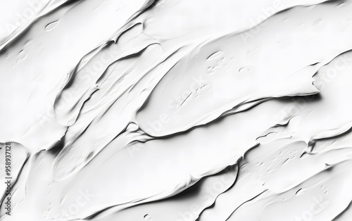 Wallpaper Mural white cosmetic cream texture, isolated on white background Torontodigital.ca