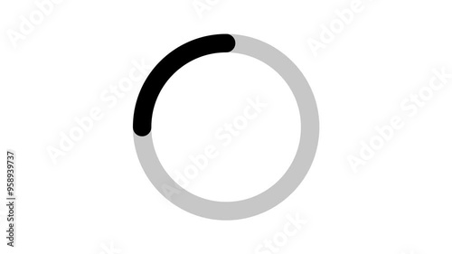 Animated Loading Icons Collection - Dynamic Loading Circles, Loader Rings, Spinner Animations, Waiting, Processing, and Buffering Effects, Progress and Refresh Indicators  Alpha Channel transparent