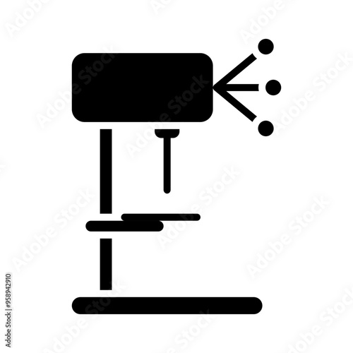 Drill Press icon design