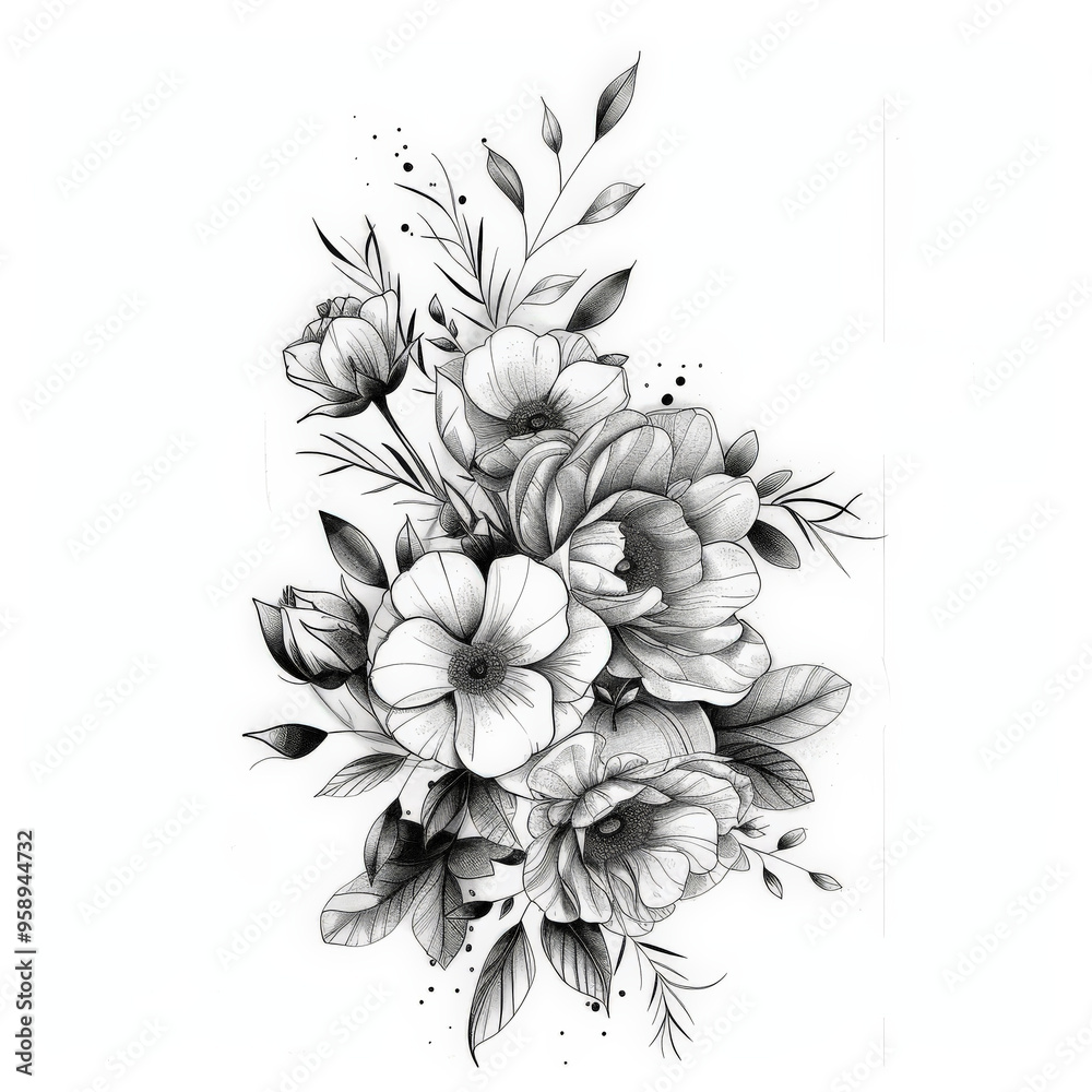 flower, draw, vector, black art, tattoo style, tattoo, floral, illustration, pattern, leaf, nature, vintage, drawing, sketch, plant, design, art, decoration, branch, rose, blossom, element, black, wed flower, draw, vector, black art, tattoo style, tattoo, floral, illustration, pattern, leaf, nature, vintage, drawing, sketch, plant, design, art, decoration, branch, rose, blossom, element, black, wed