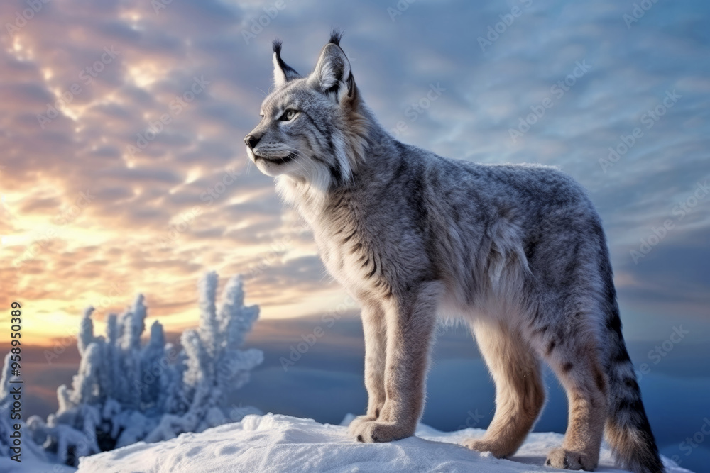 Obraz premium Panther Animal In The Nature Majestic Wilderness