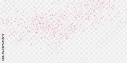 Magic shining gold dust. Christmas background. Powder dust light PNG. Fine, shiny dust bokeh particles fall off slightly. Fantastic shimmer effect. PNG.