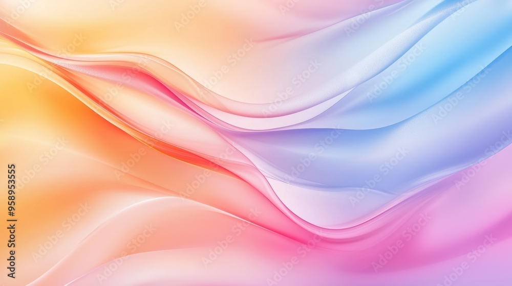 A smooth gradient of colors dissolving into abstract, flowing liquid patterns A smooth gradient of colors dissolving into abstract, flowing liquid patterns