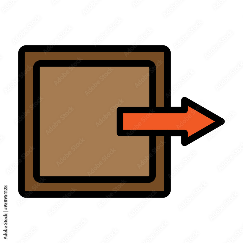 Keep Out Vector Filled Icon Design Keep Out Vector Filled Icon Design