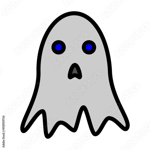 Ghost Vector Filled Icon Design