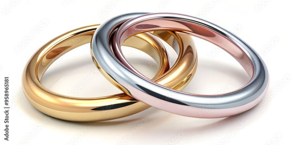 Heartwarming abstract design featuring intertwined rings surrounded by gentle curves and soft colors, symbolizing Heartwarming abstract design featuring intertwined rings surrounded by gentle curves and soft colors, symbolizing