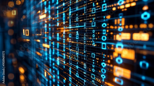 Wallpaper Mural Vibrant Digital Matrix: A Deep Dive into the Pixelated World of Color and Technology - Embracing Futuristic Innovation Torontodigital.ca