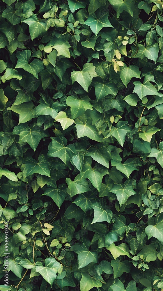 Invigorating Ivy Wall Texture - Refreshing Green Foliage for Nature Projects Invigorating Ivy Wall Texture - Refreshing Green Foliage for Nature Projects