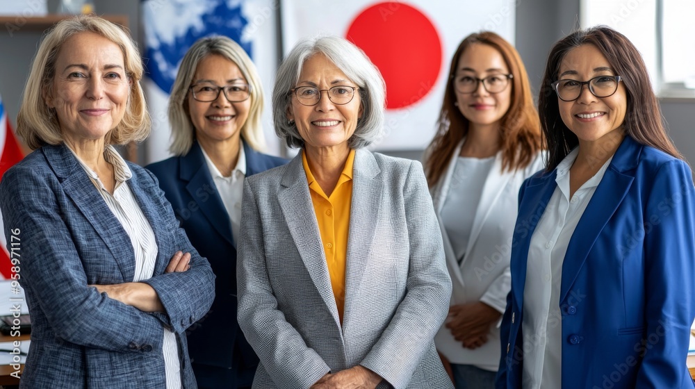 A Diverse Group of Professional Women Uniting for Success and Growth in a Modern Japanese Business Environment A Diverse Group of Professional Women Uniting for Success and Growth in a Modern Japanese Business Environment