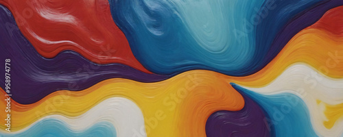 Abstract Colorful Swirls