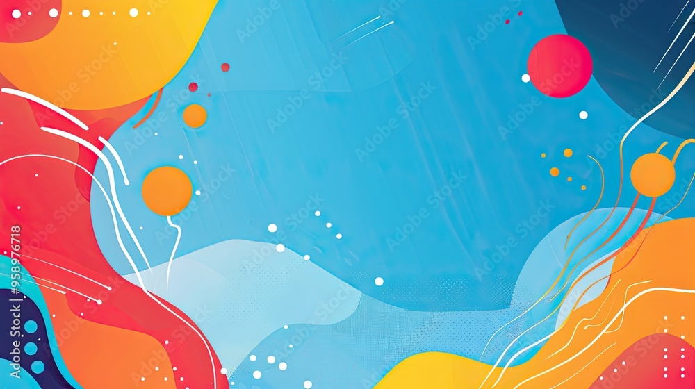 Fototapeta premium a abstract background for popular school presentation