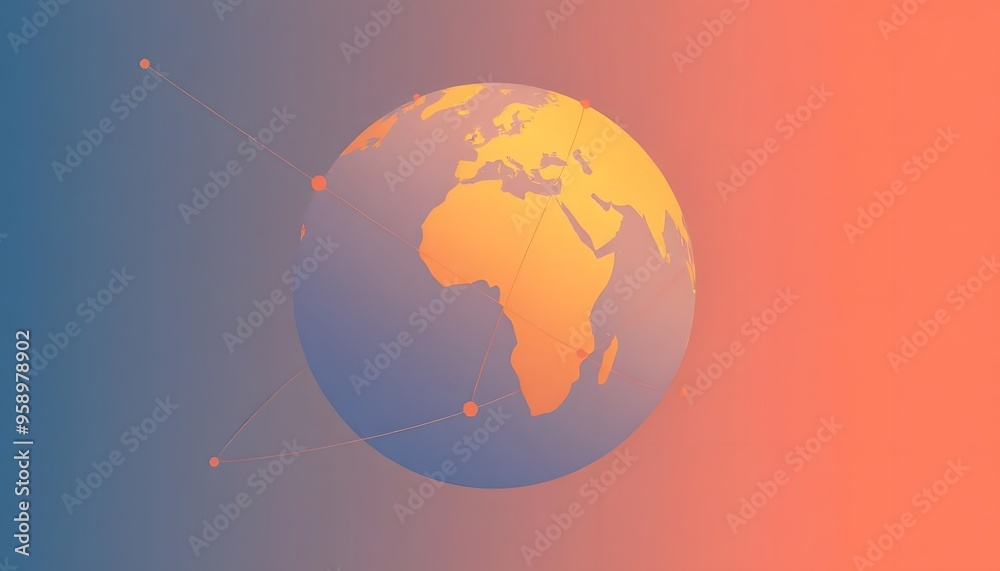 World map with globe Isolated on background. World map with globe Isolated on background.