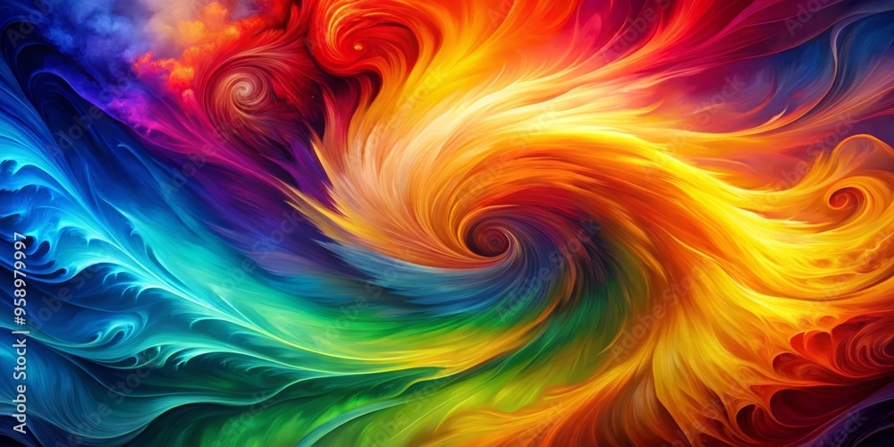 Abstract Whirlwind of Color A Digital Painting of Swirling Hues, abstract art, digital painting, color swirl Abstract Whirlwind of Color A Digital Painting of Swirling Hues, abstract art, digital painting, color swirl