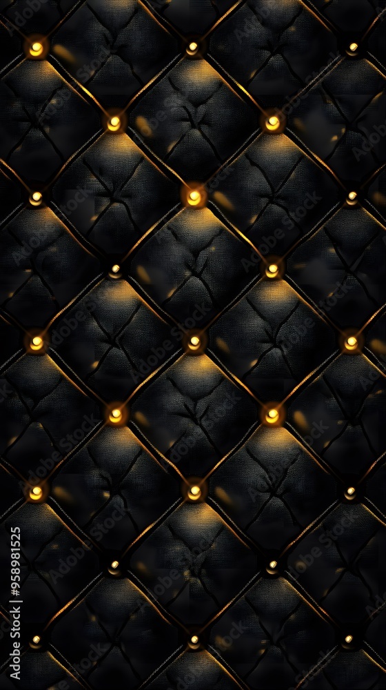 Fototapeta premium Gradient, Shapes, Waves, Black and Gold, Abstract Image, Texture, Pattern Background, Wallpaper, Cover and Screen for Smartphone, PC, Laptop, 9:16 and 16:9 Format