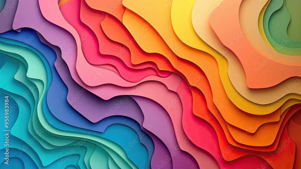 colorful background paper cut style colorful background paper cut style