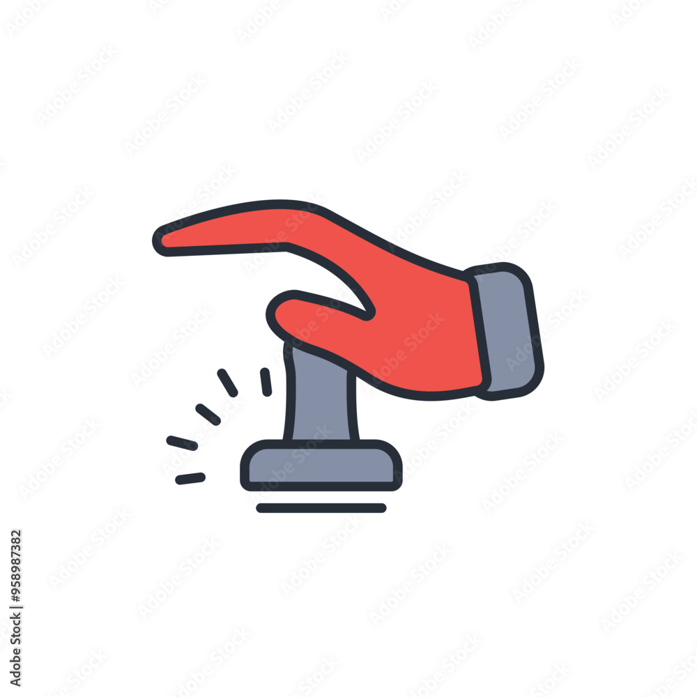 stamp icon. vector.Editable stroke.linear style sign for use web design,logo.Symbol illustration. stamp icon. vector.Editable stroke.linear style sign for use web design,logo.Symbol illustration.