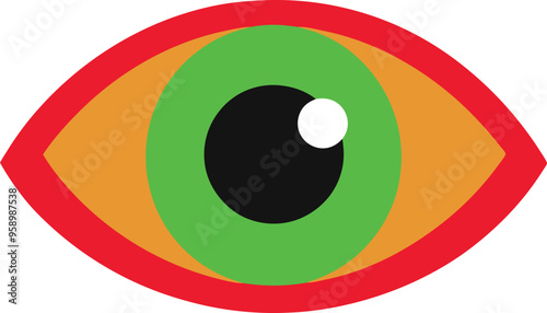 Detailed human eye iris with complex lines and vivid shades emphasizing the intricate design of the human eye






