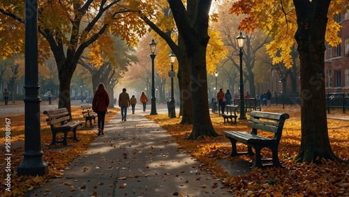 autumn in the park