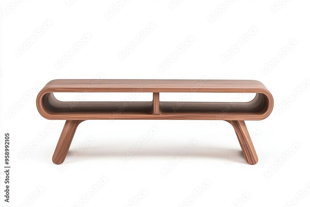 Elegant wooden coffee table with a modern design, perfect for contemporary living spaces and stylish decor. Elegant wooden coffee table with a modern design, perfect for contemporary living spaces and stylish decor.