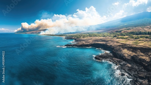 Devastating Wildfire Engulfs Maui, Hawaii: Scene of Destruction and Damage